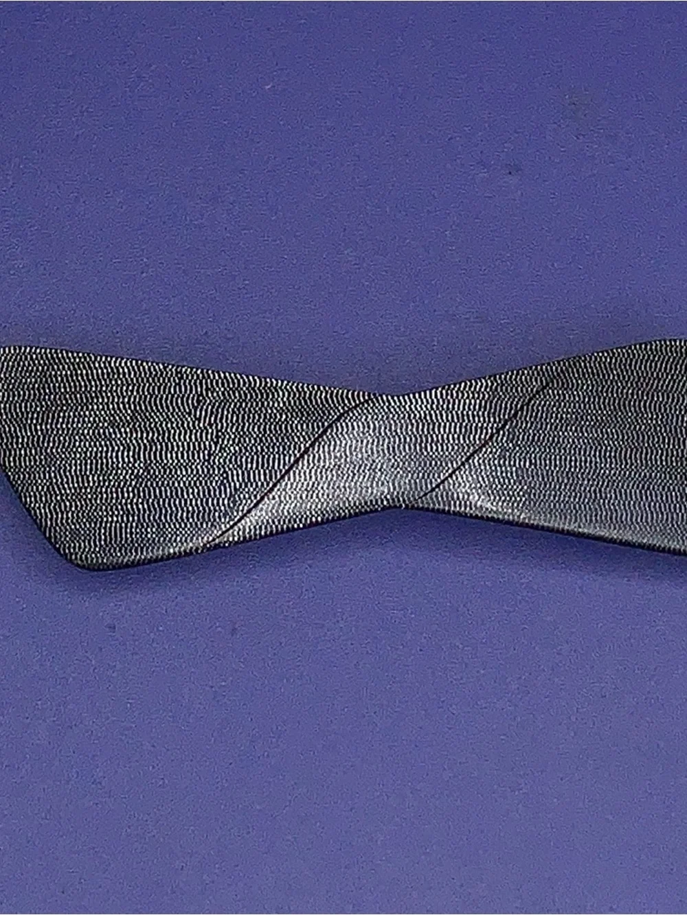Vintage 1950s Era Hair Barrette Black Silver Made In France Retro Goth Pinup